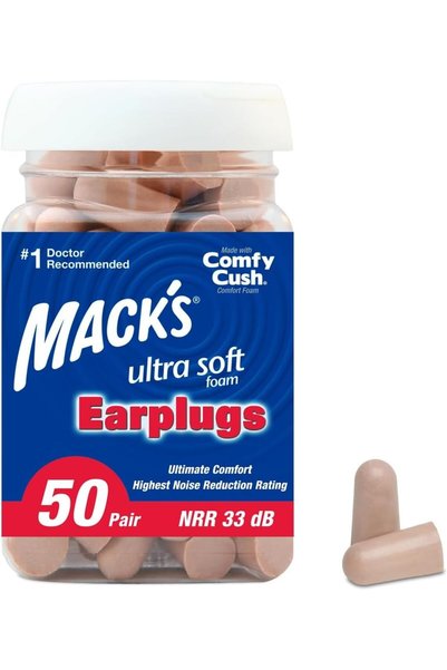 Generic سدادات أذن فائقة النعومة مصنوعة من الإسفنج، 50 زوجًا - تقلل الضوضاء ب...