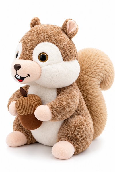 craftivio Large, Soft-Textured Squirrel Plush Toy, 50 cm