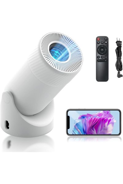 Generic Mini Projector with WiFi and Bluetooth, Portable Projector Full HD 4K...
