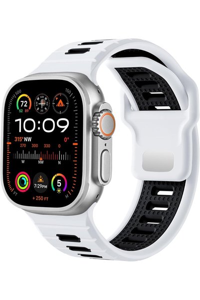 Generic Sport Strap Compatible with Apple Watch Ultra 2 Band/Ultra 49mm 45mm ...