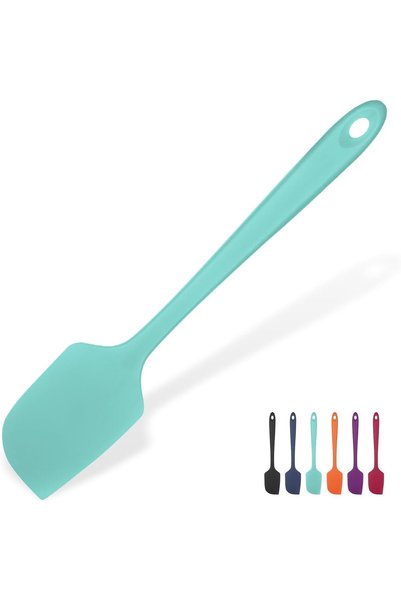 Generic 315℃ High Heat Silicone Spatula for Cooking (29cm, Aqua Sky)