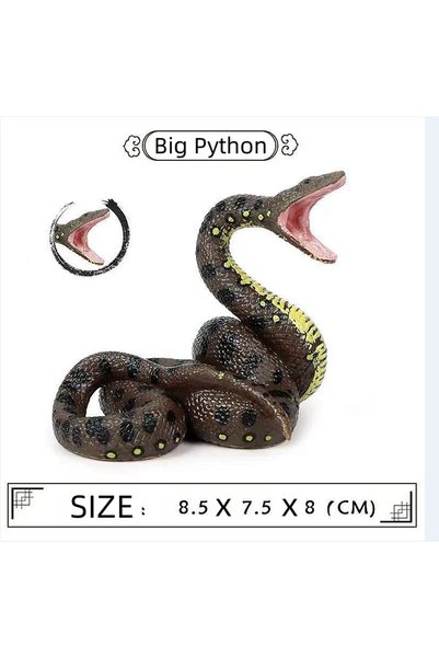 Choice python PVC Solid Wildlife Series Figurines - Gorilla Tiger Lion Panda ...