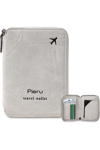 Generic Travel Passport Wallet, PU Leather travel passports Holder, Family as...