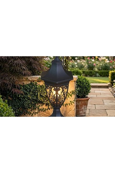 Generic Brand Small Black Floor Lantern