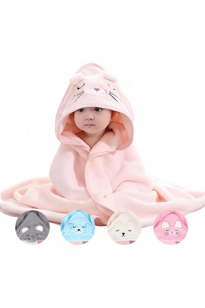 Generic Hooded Baby Towel - Premium Soft Bath Towel for Baby, Newborn,Infant ...
