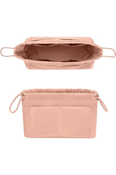 Generic Bag Organizer Insert, Small 24 Size Multi Pocket Satin Handbag Liner,...