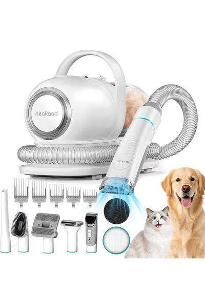 Generic Neabot P1 Pro Pet Grooming Kit & Vacuum Suction - 99% Pet Hair Remova...