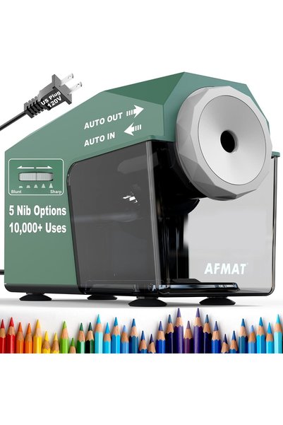 Generic Electric Pencil Sharpener, Fast & Hands-Free, 10K+ Uses, 5 Nibs, Full...