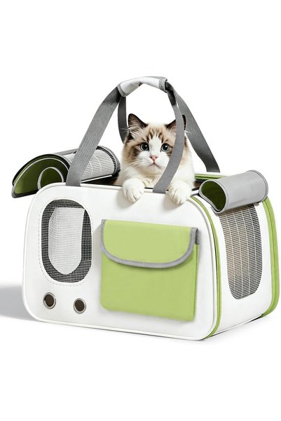Generic Cat Carrier,Pet Carrier Bag,Foldable Cat Transport Box,Waterproof Pre...
