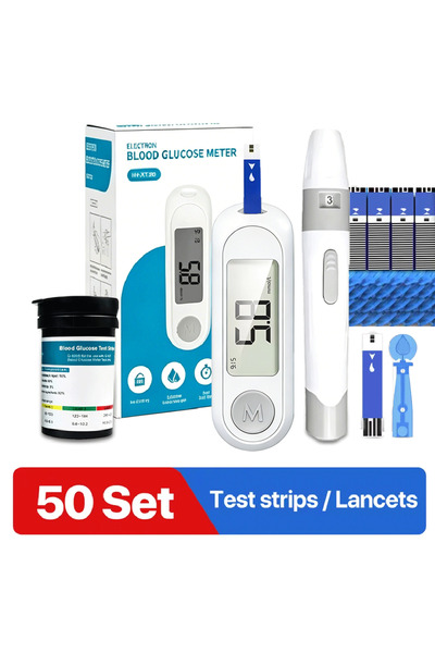 Choice White-520-50suit Glucometer G-520 Blood Glucose Meter Kit 50/100pc Tes...