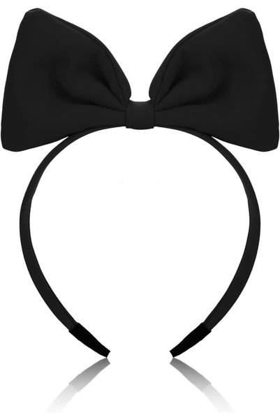 Generic Black Bow Headband Headdress for Women and Girls Valentine's Day Red ...