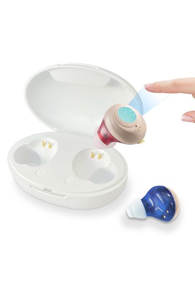Choice Z-390B-Red-Blue Rechargeable Hearing Aid Hearing Aid Mini Wireless Spe...