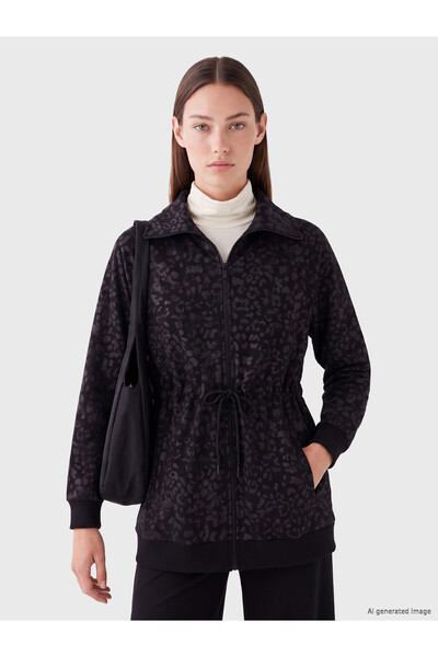 LC Waikiki TWO MT SHOP QUALITY LCW Modest Black 2-Ply Leopard Print Comfort &...