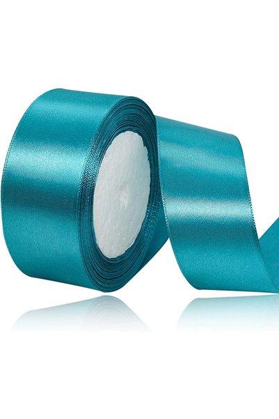 Generic Turquoise Blue Satin Ribbon, 1-1/2 Inch x 25 Yards for Gift Wrapping