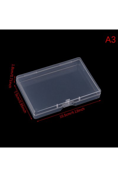 Choice A3 Transparent Plastic Box Rectangular Translucent Packing Box Storage...