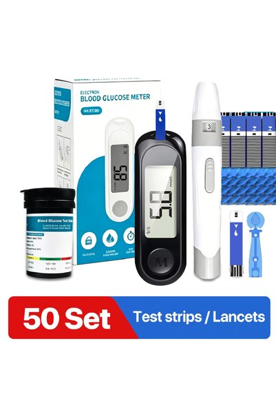 Choice White G-520 50 suit G-520 Blood Glucose Meter 50/100pcs Test Strips Me...