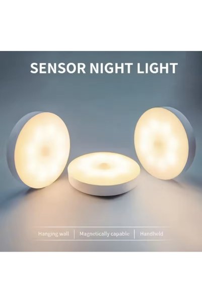Choice Warm 3PCS Motion Sensor LED Night Light, Warm/Cold White Optional Indu...