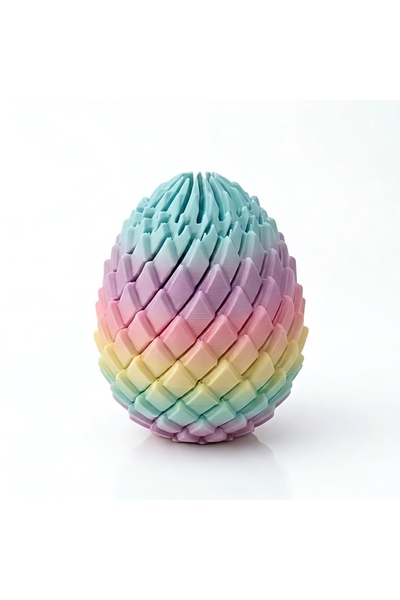 Choice G 3D Printing Dragon Egg Stress Relief Toy Deformable Twist Egg Creati...