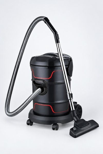 BLACK Aspirator cu colectare fără sac, Recipient Metalic 21 L și Suflare, 2400 W