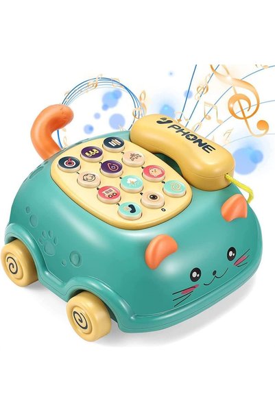Generic Baby Music Toys, Musical Push Toy Featuring Playful Cat Design, Engag...