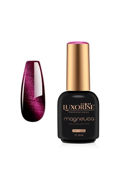 LUXORISE MAGNETICA Ημιμόνιμο βερνίκι νυχιών - Magnetic Pink, Raspberry Chic 1...