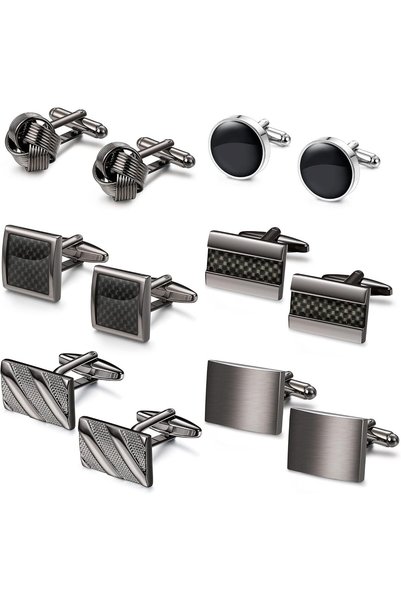 Generic Cufflinks for Men Set Unique Cuff Links Mens Business Groom Gifts