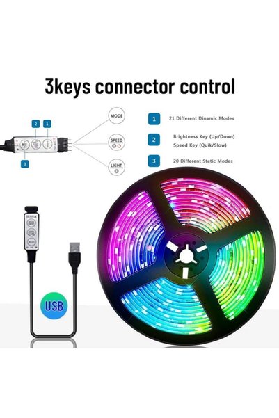 Choice 1m RGB 5050 IR 3Key 1-30M/100FT LED Light RGB Strip 5050 Tuya Wifi APP...