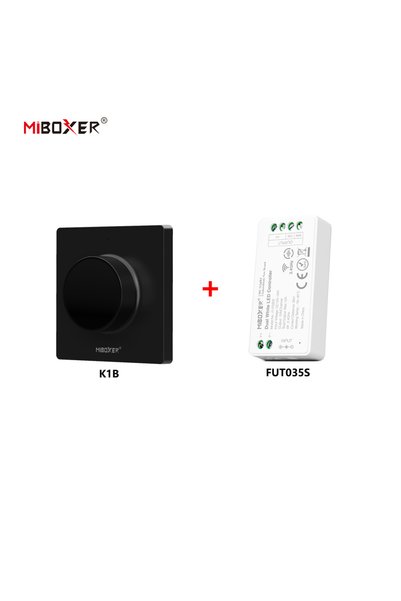 Choice K1B and FUT035S MiBoxer DC12~24V FUT035S+K1 86 2.4GHzRF Wireless Dual ...