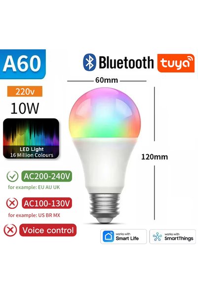 Choice TNCE Bulbs 10W BLE Version 220 TNCE Tuya WIFI/Zigbee/Bluetooth Smart B...