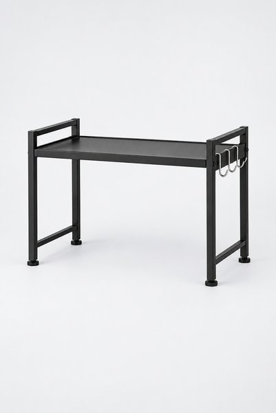 BLACK Raft Extensibil pentru Cuptor cu Microunde BLACK, 62-38, Organizator Bu...