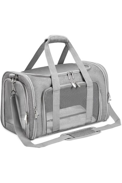 Generic Cat Carrier Bag, Portable Soft-sided Pet Carrier with Shoulder Strap ...