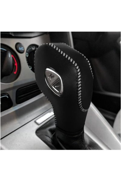 Generic Gear Shift Knob Cover for Fusion/Escape/Focus/Fiesta Auto Leather Shi...