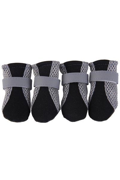Choice L Black Pet Dog Shoes Puppy Outdoor Soft Bottom For Cat Chihuahua Rain...