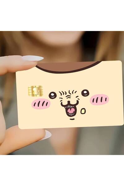 Choice 18x13.5CM z7 Cute C-Chiikawa-ES Face Cover Stickers Anime Image Print ...