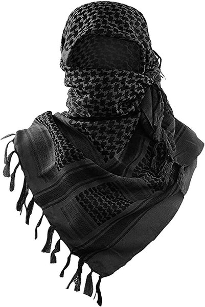 Generic Military Shemagh Tactical Desert Scarf / 100% Cotton Keffiyeh Scarf W...