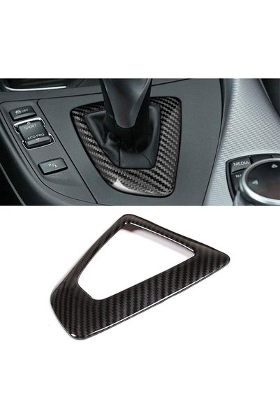 Generic Carbon Fiber Style Gear Shift Knob Panel Frame Cover Sticker Interior...