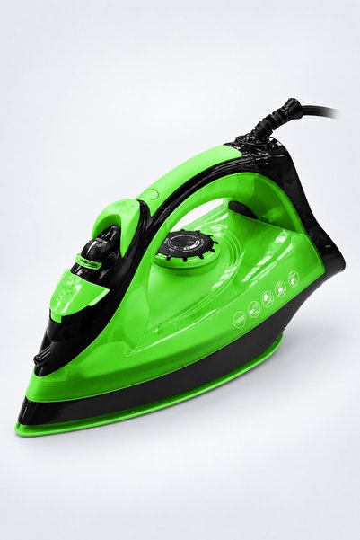 BLACK Fier pentru călcare cu abur, Talpă Ceramică și Autocurățare, 2200 W