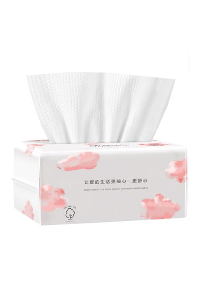 Choice 100pcs Soft Disposable Cotton Face Towel Pure Pearl Texture Facial Cle...