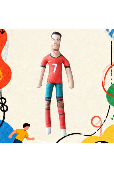 Choice About 28cm Style 2 Football Star 28cm Messi Ronaldo Stuffed Animal Car...