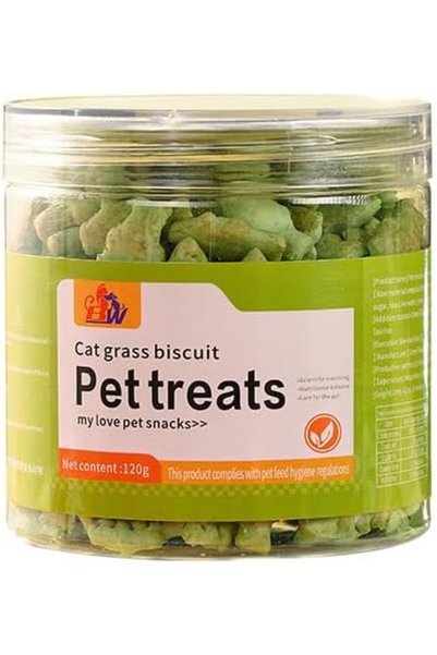 Generic Cat Grass Molar Rod 120g — Natural Dried Catnip Chew Toy for Hairball...