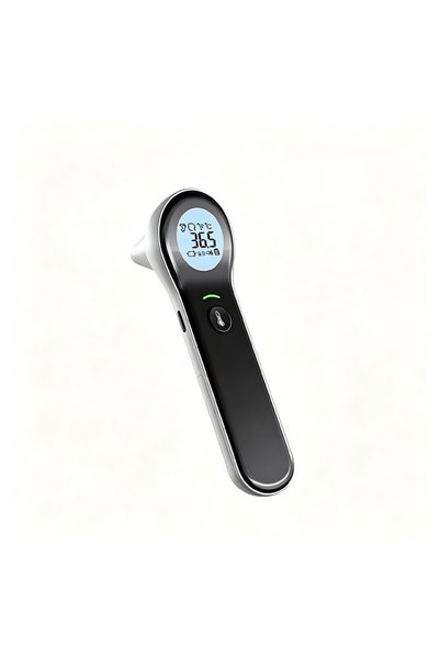 Choice Black AiQUE 2In1 Infrared Ear Thermometer Digital Screen Medical Body ...