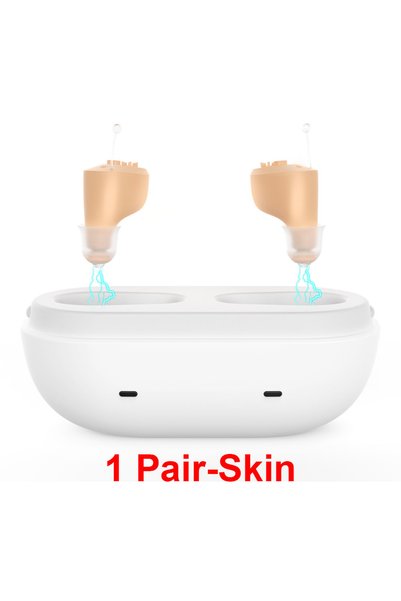 Choice 1 Pair Hearing Aid Elderly Rechargeable Deafness The Listening Device ...