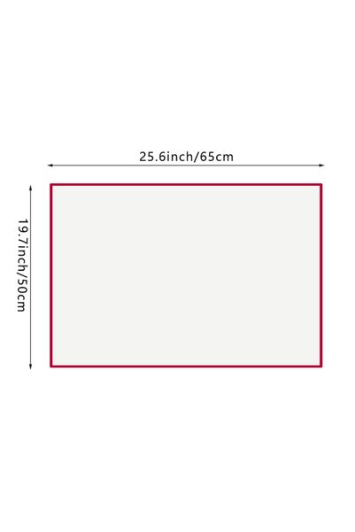 Choice 3 PCS 65x50cm White Microfiber Glass Polishing Cloth Large Wiping Clea...