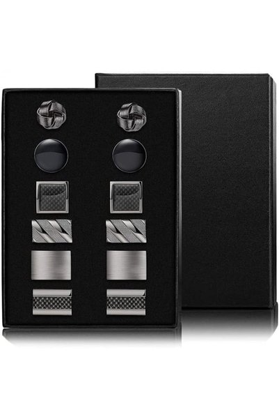 Generic 6 Pairs Wedding Business Classic Cufflinks for Men, Unique Cufflink S...