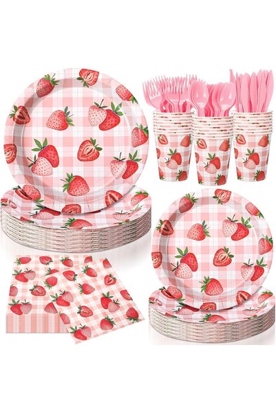 Generic Strawberry Party Supplies, Strawberry Shortcake Birthday Decorations ...