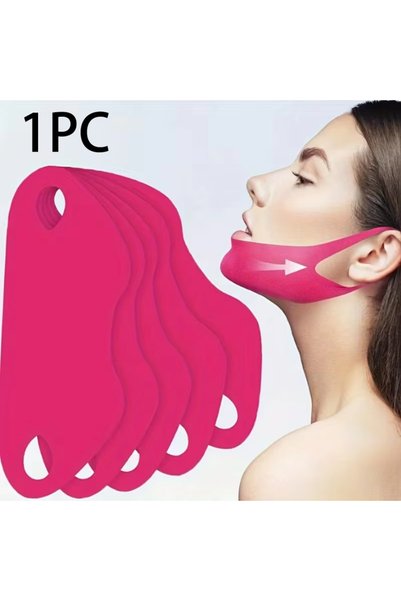 Choice JKMR-01-A-1PC V-Line Lifting Face Mask & Neck Wrinkle Patches Anti-Agi...