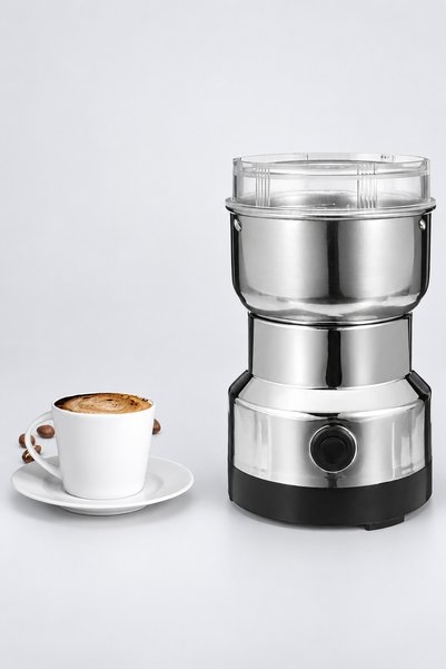 BLACK Râșniță electrică pentru cafea, 100g, universală, nuci, condimente, caf...