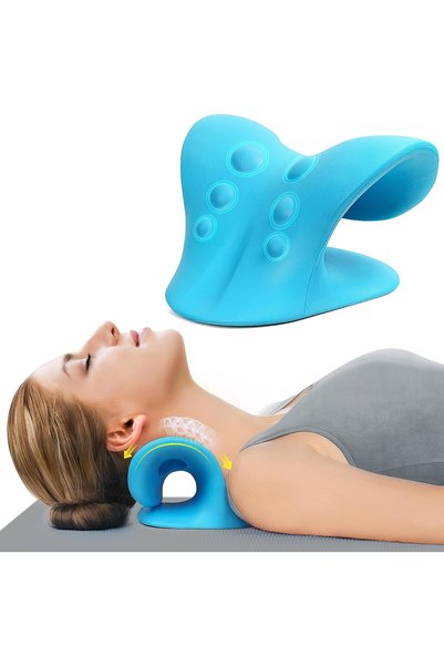 Generic Neck Stretcher for Pain Relief, Neck and Shoulder Relaxer Cervical Tr...
