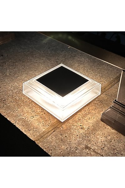 Choice Warm White Led Solar Post Light Warm Pillar Lamp Garden Street Floor L...