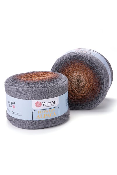Yarnart Alpaca Flowers 250 g, 940 m, Color-Fade, 1 Ball, 428